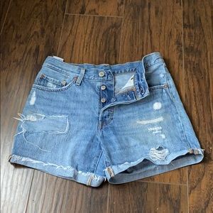 Levi’s high rise shorts
